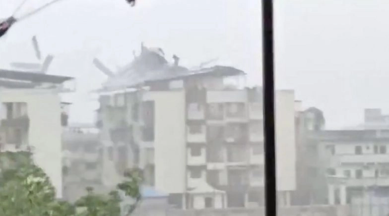 Cyclone Nisarga Videos: From Tin Rooftops Being Blown Away to Trees Uprooted