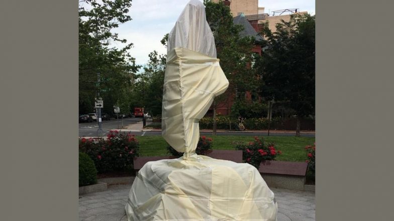 Mahatma Gandhi Statue Vandalised During Ongoing Protests in US, American Envoy to India Apologises, Says  ‘So Sorry’
