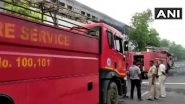 Fire Breaks Out at Godown of an Auto Parts Company in Greater Noida, Fire Fighting Operations Underway