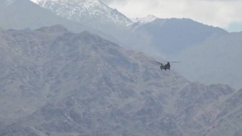 Indian Air Force Aircraft Carries Out Sorties in Ladakh, Air Activity Gone Up After India-China Violent Clash, Watch Video