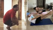 International Day of Yoga 2020 in Pics: Virender Sehwag, Harbhajan Singh and Other Members of Cricket Fraternity Share Photos and Videos of Performing Yoga at Home
