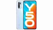 Vivo Y50 with a 5,000mAh Battery Launched in India at Rs 17,990; Check Features, Variants & Specifications