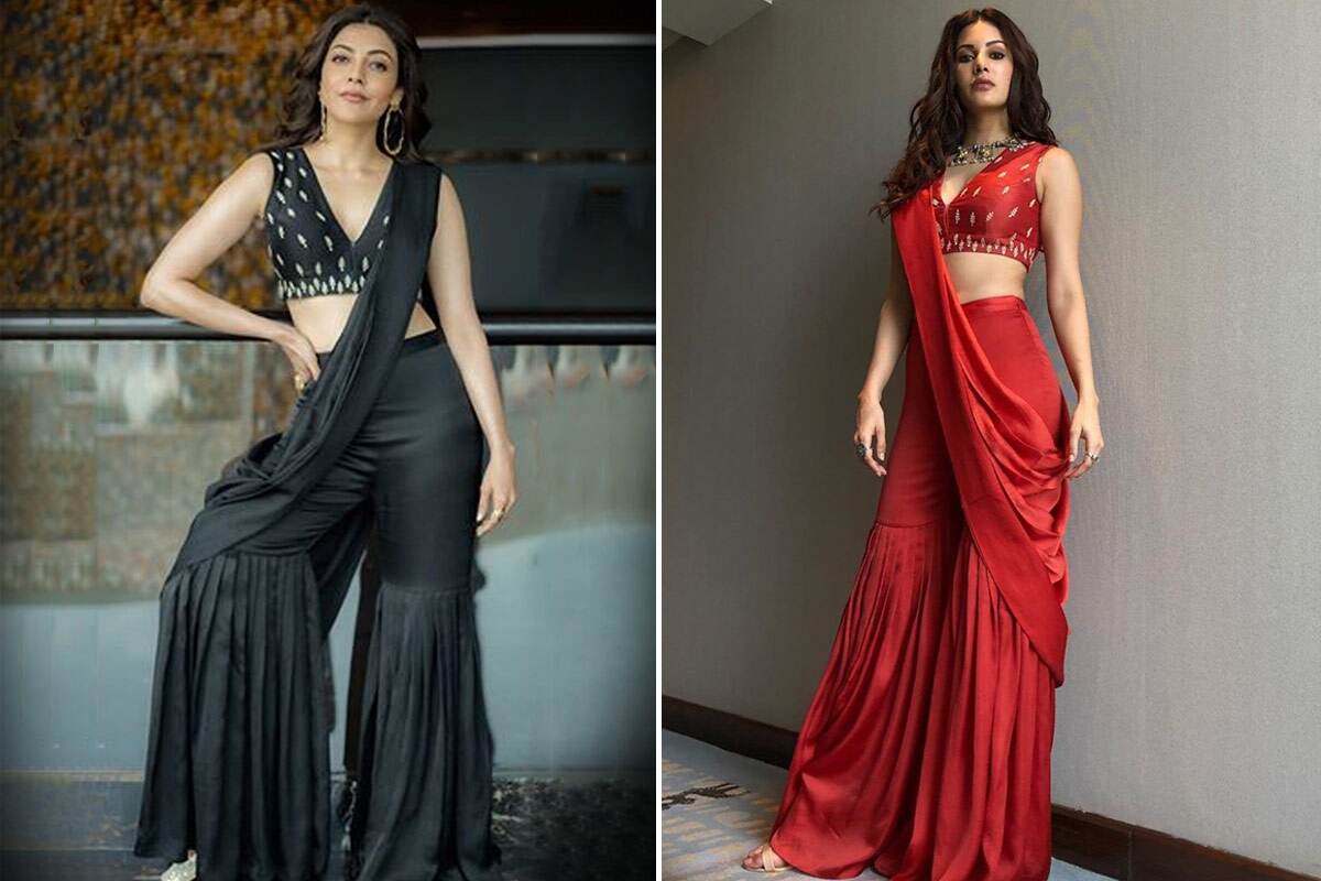 Who Wore It Better - Kajal Aggarwal and Amyra Dastur in Devnaagri
