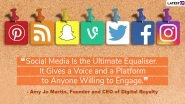 World Social Media Day 2020: Thoughtful Quotes That Highlight the Impact And Power of Different Social Media Platforms