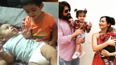 Yash and Radhika Pandit’s Daughter Ayra Singing Lullaby to Her Baby Brother Is the Cutest Video You’ll See Today!