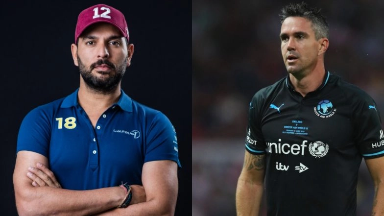 ‘Wish I Was There to Chuck Pies at You’: Yuvraj Singh Extends Birthday Wishes to Kevin Pietersen in His Own Style