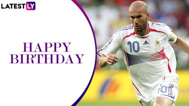 Zinedine Zidane Birthday Special: From Wonder Strike Against Sociedad to Panenka Penalty vs Italy, Top 5 Goals of Real Madrid and France Legend