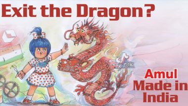Exit the Dragon? Amul Releases 'Made in India' Topical Ad Over The Boycott of Chinese Products Amid India-China Border Tension (View Pic)