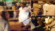 K Arjunan, Former DMK MP, Kicks And Verbally Abuses Policeman For Asking E-Pass Near Salem, Watch Video