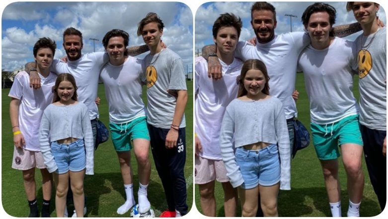 David Beckham Posts a Picture With His Kids on Global Parents Day