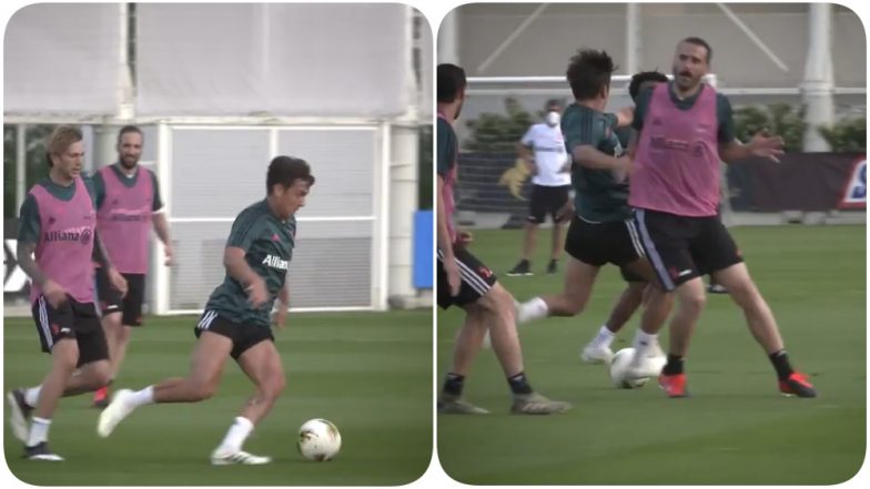 Paulo Dybala Fires Warning to Opponents Ahead of the Serie A 2019-20 Restart, Nets an Amazing Goal During Juventus Training (Watch Video)