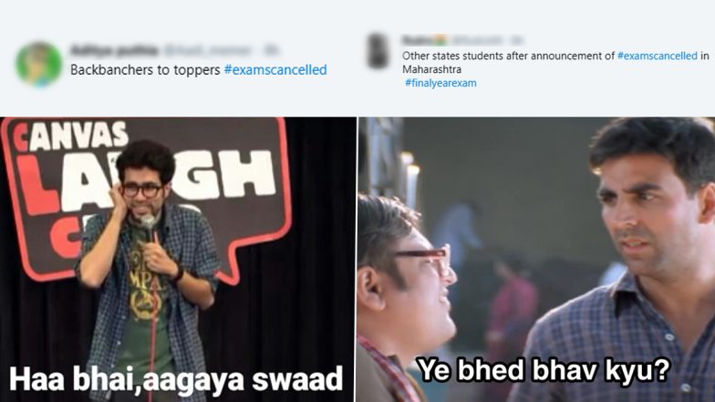 Exams Cancelled Funny Memes And Jokes Take Over Social Media as Maharashtra Government Cancels Final Year University Examination