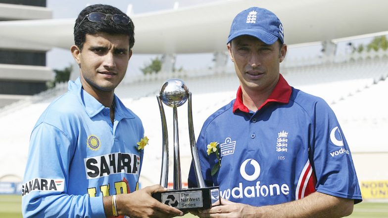 Sourav Ganguly, Nasser Hussain Engage in Twitter Banter As Former Indian Captain Remembers His Test Debut Against England at Lord’s Cricket Ground