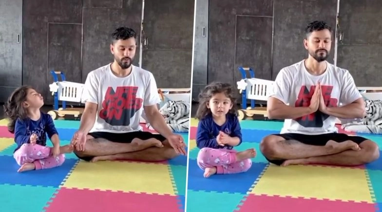 Kunal Kemmu And Innaya Are Getting Ready For The World Yoga Day By Trying Some Poses