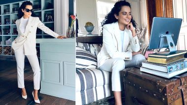 Yo or Hell No? Kangana Ranaut's White Pantsuit for Virtual Inauguration of India Pavilion at Cannes 2020