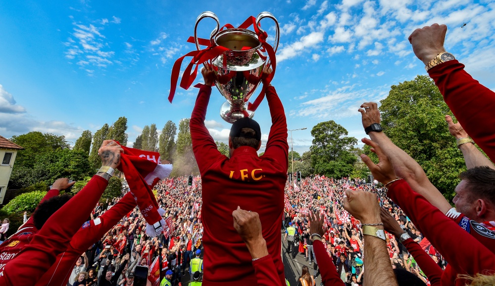 Liverpool Shares Videos of Fans Celebrating UEFA Champions ...