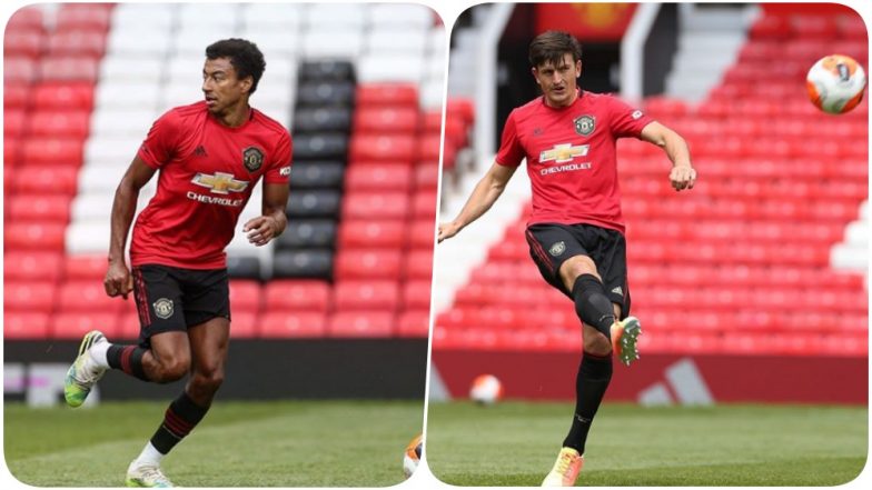 Manchester United Finally Begins Training at Old Trafford; Jesse Lingard, Harry Maguire, Fred Rodrigues & Others React! (Watch Video & See Pics)
