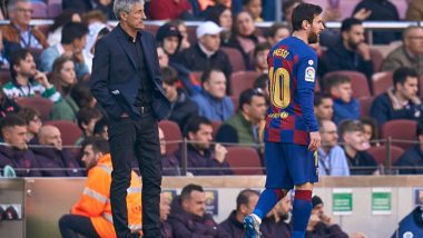 Lionel Messi-Eder Sarabia Rift? Barcelona Manager Quique Setién Douses Tension Rumours in Camp Nou, Says, ‘The Relationship With the Squad Is Good’