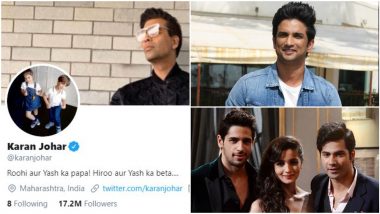 Has Karan Johar Stopped Following Varun Dhawan, Alia Bhatt, Sidharth Malhotra and Other Celebs on Twitter? Here’s the Strange Twist Behind His ’Reduced' Followers!