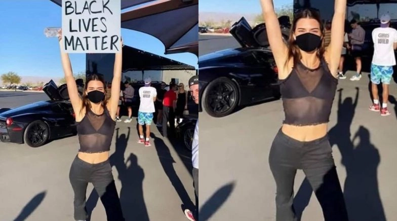 Kendall Jenner Clarifies About Her Pic Holding Black Lives Matter Placard Is Photoshopped