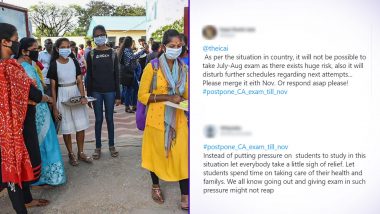 CA Exams 2020: ‘Postpone Examinations Till November’, Demand ICAI Students As They Launch Twitter Campaign Amid COVID-19 Pandemic