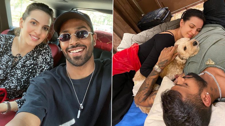 Hardik Pandya Shares Adorable Pictures With Fiancee Natasa Stankovic on Instagram, Says ‘Happiness in Life’