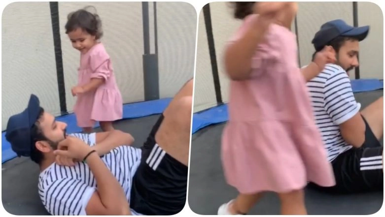 Rohit Sharma Shares an Adorable Video of Himself Playing With Daughter Samaira