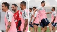Cristiano Ronaldo, Paulo Dybala & Team Juventus Sweat it Out Ahead of Coppa Italia 2019-20 Final Match Against Napoli (See Pics)