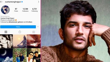 Sushant Singh Rajput No More: Instagram Adds 'Remembering' to the Actor's Memorialised Account