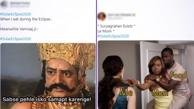 Solar Eclipse 2020 Funny Memes Take Over Twitter: Netizens Satiate Their  Hunger With Hilarious Jokes on Not Being Able to Eat During Surya Grahan |  👍 LatestLY
