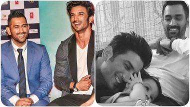 Sushant Singh Rajput’s 5 Best Moments With MS Dhoni and His Daughter Ziva Will Well Up Your Eyes (View Pics)