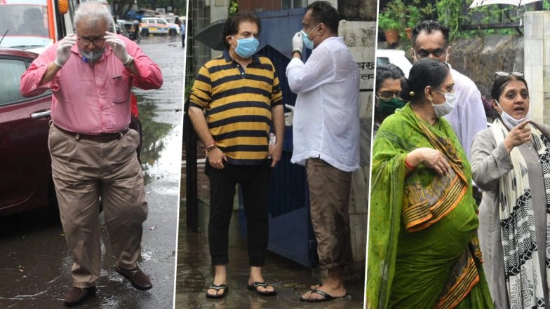 Basu Chatterjee Funeral Pics: Late Filmmaker's Family and Friends Arrive at Santa Cruz Crematorium