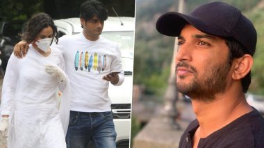 Sushant Singh Rajput Demise: Ex-Girlfriend Ankita Lokhande Meets Late Actor's Family (View Pics)