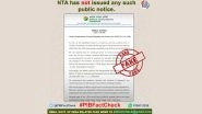 NEET-UG Exam 2020 Postponed to August by NTA? PIB Debunks Fake News, Know Truth Behind Viral WhatsApp Message