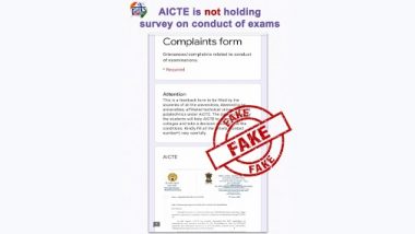 AICTE Conducting Online Survey of University Students on Conduct of Exams? PIB Busts Fake News, Here’s the Truth