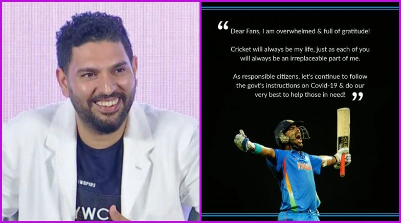 Yuvraj Singh Overwhelmed After Fans Trend #MissYouYuvi on His Retirement Anniversary