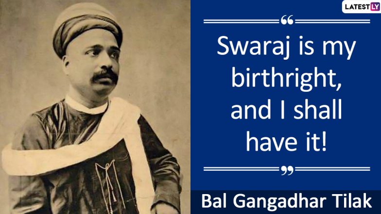 Bal Gangadhar Tilak Jayanti 2020 Images & HD Wallpapers For Free Download Online: Celebrate Lokmanya Tilak's 164th Birth Anniversary With Quotes, SMS and Messages