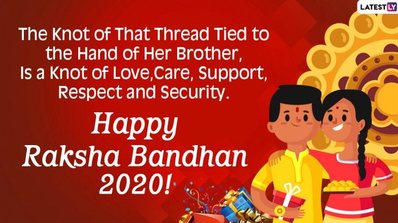 Happy Raksha Bandhan 2020 Images & HD Wallpapers for Free Download Online: Celebrate Rakhi Festival With WhatsApp Stickers, SMS, Quotes, Wishes and Facebook Messages