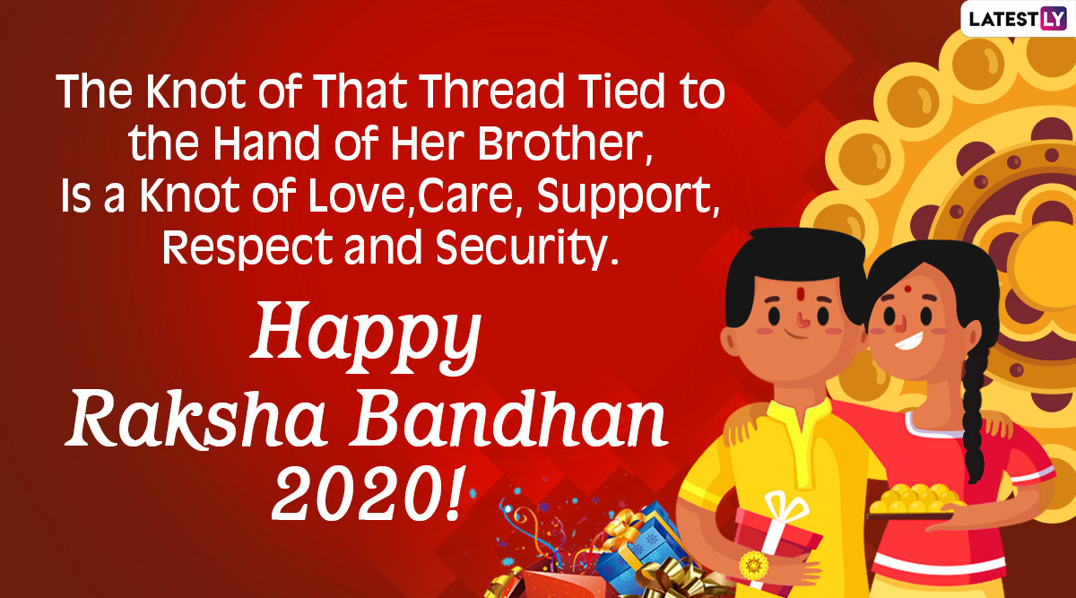 Happy Raksha Bandhan 2020 Images & HD Wallpapers for Free Download Online:  Celebrate Rakhi Festival With WhatsApp Stickers, SMS, Quotes, Wishes and  Facebook Messages | 🙏🏻 LatestLY