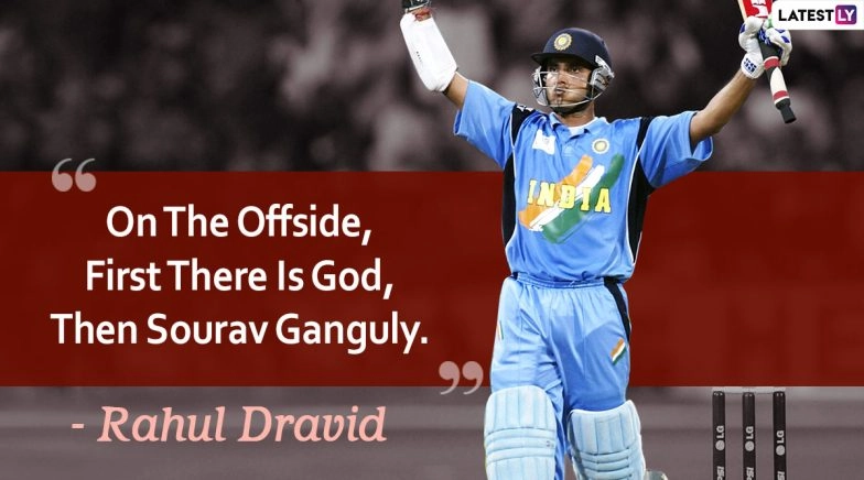 7 Quotes About Sourav Ganguly Birthday by Rahul Dravid, MS Dhoni and Others