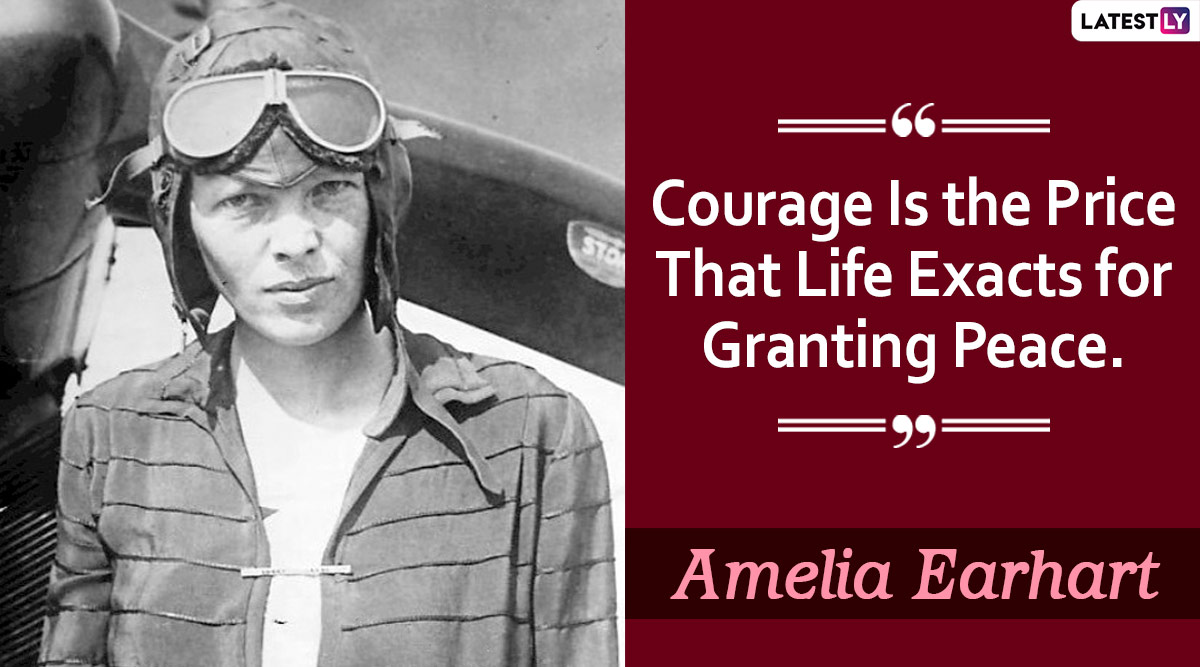 Amelia Earhart Birth Anniversary: 9 Inspiring Quotes by the Pioneering ...