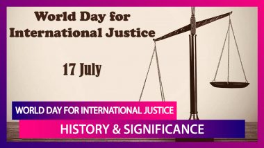 World Day for International Justice 2020: History & Significance of the Day to Support Justice