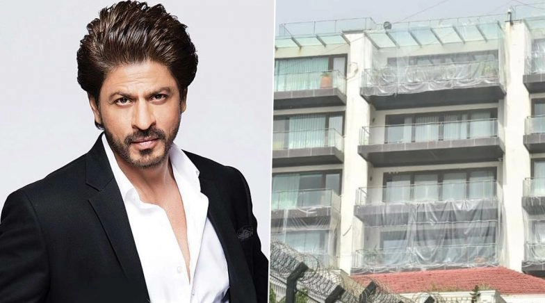 SRKs Mannat Gets Covered In Plastic Sheets; Pictures Of The Bungalow Go Viral!