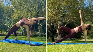 Mouni Roy Pulls Off Amazing Yoga Poses in the Park and It's the Perfect Mid-Week Motivation You Need!