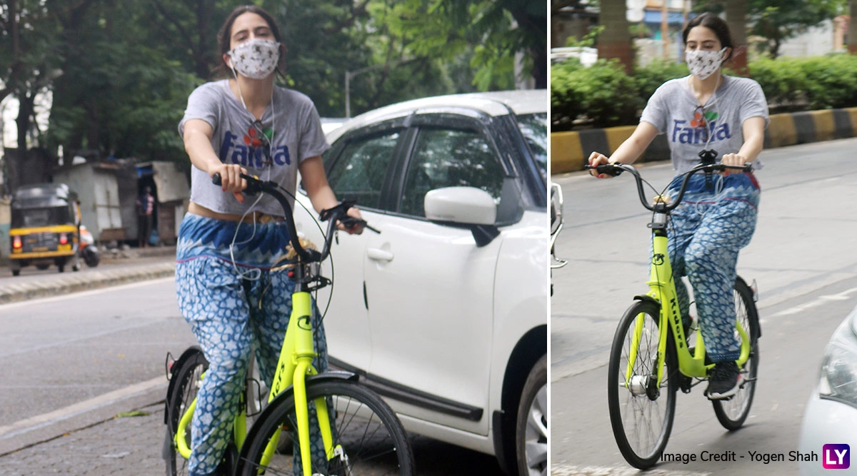 Sara Ali Khan goes Cycling