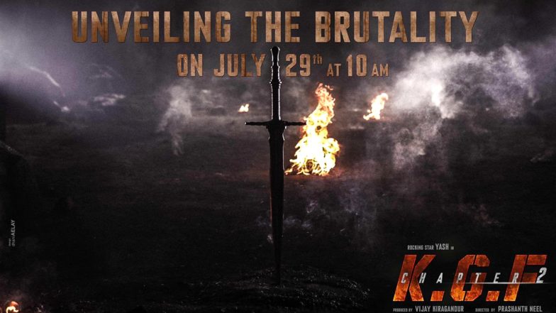 KGF Chapter 2 Makers To Unmask Sanjay Dutt aka Adheera On July 29! (View Poster)