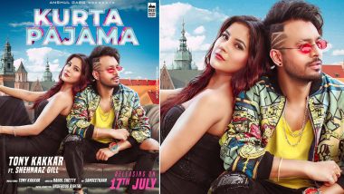 Kurta Pajama First Look: Shehnaaz Gill's Glamorous Look in This Tony Kakkar Song Will Steal Your Heart, Video to Release on July 17