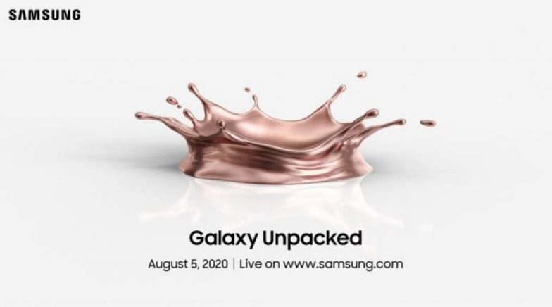 Samsung Galaxy Unpacked 2020 Teaser Out: Galaxy Note 20, Galaxy Z Fold 2 Likely to Be Launched