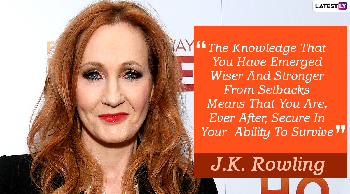 JK Rowling Birthday: Here's Looking At the Harry Potter Author's ...