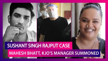 Mahesh Bhatt, Karan Johar’s Manager Summoned By Mumbai Police In Sushant Singh Rajput Case